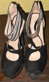 Sandalo con  brillantini