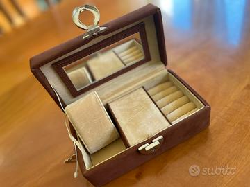 Porta orologi anello gioielli cofanetto orologi