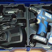 Trapano avvitatore Berner completo di 3 batterie