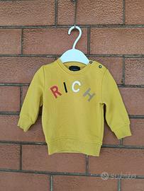 Felpa Richmond gialla- Taglia 6 anni