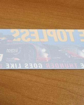 Adesivo vetrofania Panoz GTR - Le Mans 1999