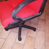 sedia  girevole per scrivania
