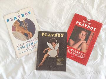 Calendari e Rivista Playboy Vintage