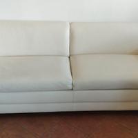 Divano-letto pelle