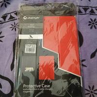 Custodia cover rossa a libro per tablet 