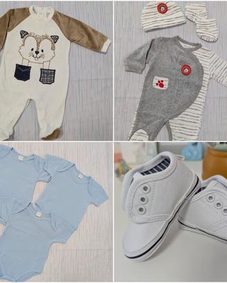 Set Abbigliamento Neonato - taglia 1-3 mesi 56 cm