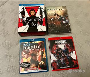 Lotto resident evil bluray dvd