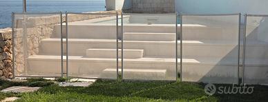 Recinzione 5mt sicurezza piscina Beethoven bianca