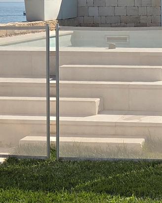 Recinzione 5mt sicurezza piscina Beethoven bianca
