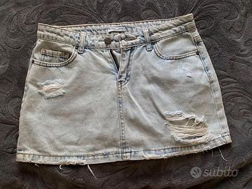 Gonna di jeans Bershka
