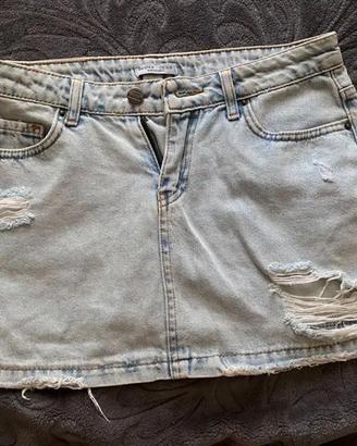 Gonna di jeans Bershka
