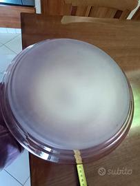 Lampadario a plafoniera vetro