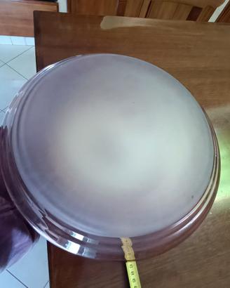 Lampadario a plafoniera vetro