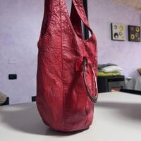 Borsa a Spalla Rossa Modello Hobo