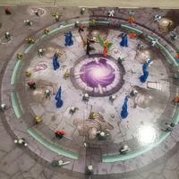 Atomicron con castello piramide e carro armato