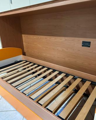 Letto singolo con letto estraibile