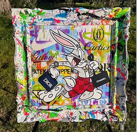 Quadro Disney Luxury Popart Bugs Bunny arte design
