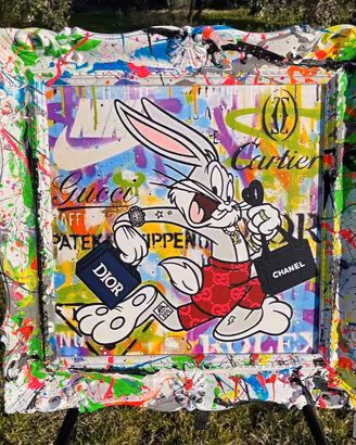 Quadro Disney Luxury Popart Bugs Bunny arte design