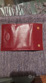 portachiavi pelle cartier bordeaux