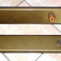 Barra anti intrusione per porta doppia