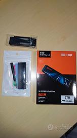 Nvme SIX x15000pro pcie5 14279mb/s 2TB (Nuovo)