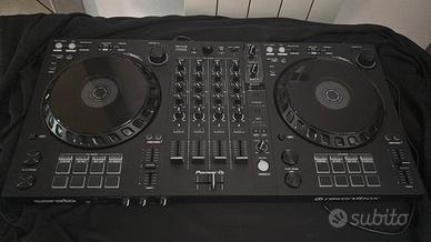 DJ STAND Pioneer DDJ-FLX6 + casse Gemini 2000Watt