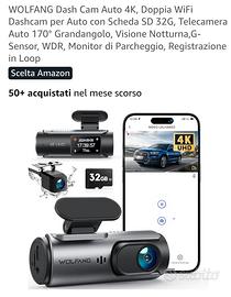 WOLFANG Dash Cam Auto 4K