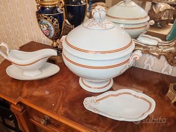 Trittico in porcellana Ginori vintage 