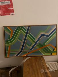 Quadro su tela multicolore