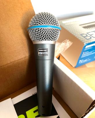 Shure Beta 58A – Microfono Dinamico canto e live