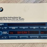 Libretto istruzioni originale Radio BMW Business