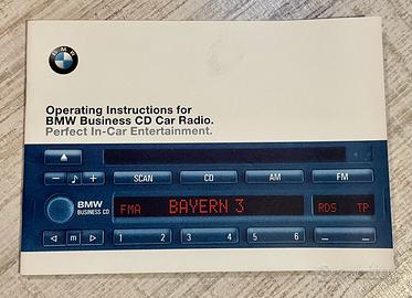 Libretto istruzioni originale Radio BMW Business