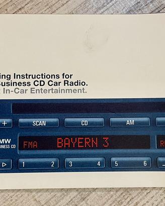 Libretto istruzioni originale Radio BMW Business