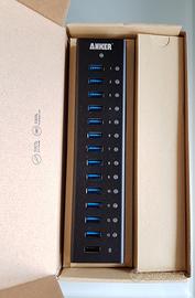 Anker 13 Porte Hub USB 3.0 in Alluminio COME NUOVO