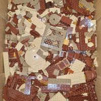 lego sfuso misto marrone beige 