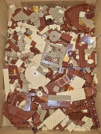 lego sfuso misto marrone beige 