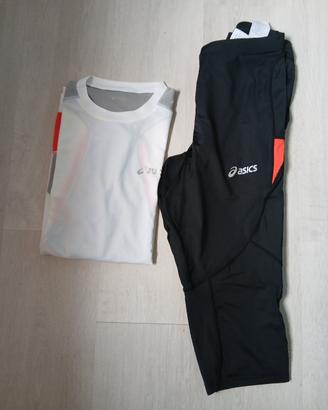 completo running asics 