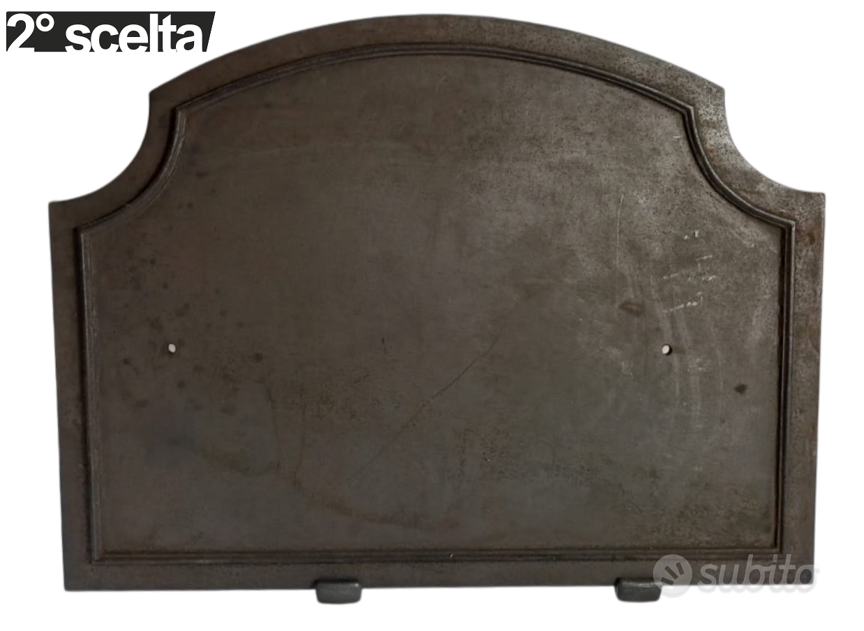 Lastra In Ghisa Per Camino - Decorazione Uccelli, 53x49x1 Cm - Foto 2