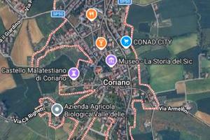 Coriano annuale con giardino privato