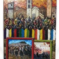 Dipinto MARCO ORSI 1926-1999 Olio tela del 1978