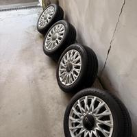 Cerchi 15" Fiat 500 originali gommati 185-55-15