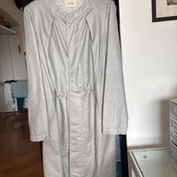 Splendido trench color argento