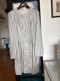 Splendido trench color argento