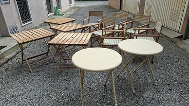 Tavoli e sedie