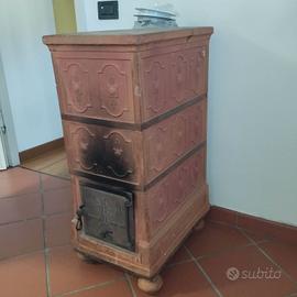 stufa in terracotta forlivese