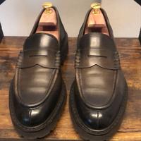 Doucal’s mocassini in pelle, tg.40.5 (veste largo)