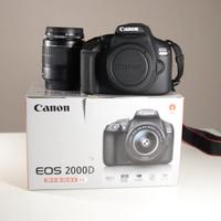 CANON ESOS 2000D + obiettivo EF-S 18-55 mm IS II