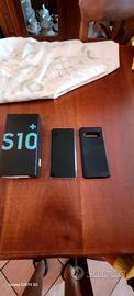 Samsung S10+ & cover + scatola originale