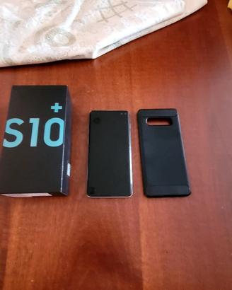 Samsung S10+ & cover + scatola originale