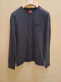 MAGLIONE GUESS UOMO TG M LEGGERO BLU